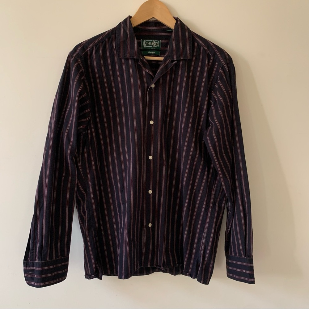 Gitman Brothers Vintage camp collar cotton shirt